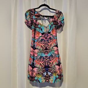 Desigual Arty Print Mini Dress Size Small